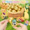 Fillable Easter Eggs 50Pcs Plastic Golden Eggs for Easter Basket Stuffers,Easter Gifts for Kids Party Favors Pinata Candy Goodie Bags Treasure Box Toys Fillers Easter Egg Hunt Games Decorations